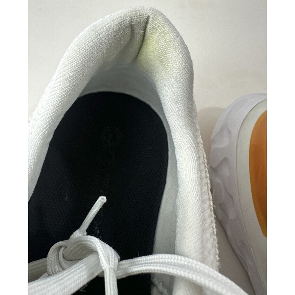 Nike React Infinity Run Flyknit 3 Shoes White Grey Kumquat Mens 11.5 DH5392-100 - Picture 12 of 16